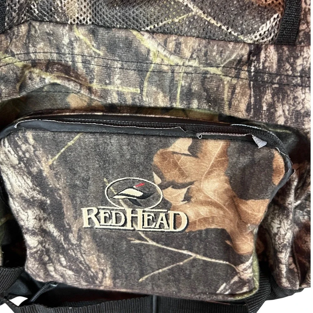 RedHead Camouflage Hunting Pack Harness Backpack Multi Pocket Gear Bag READ